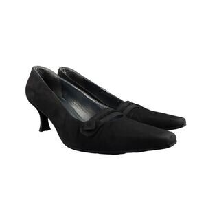 Stuart Weitzman Shoes Womens 8 Pumps Classic Leather Pointed Toe Formal Fashion